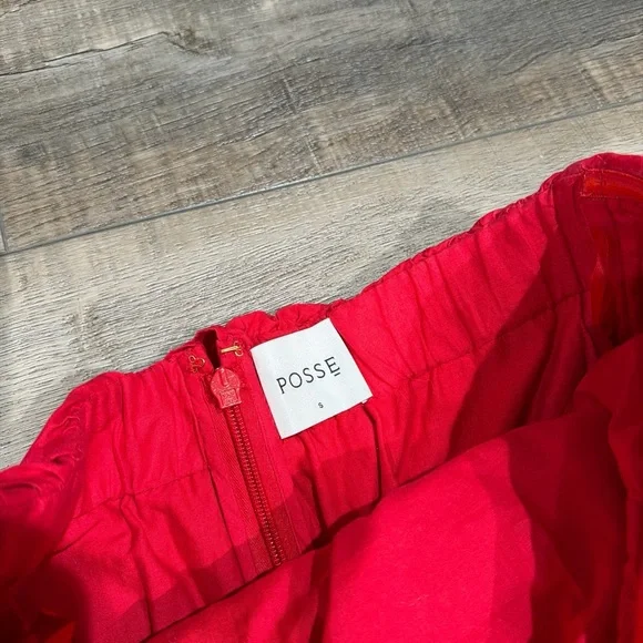 Posse Beryl top in ruby red - Picture 4 of 7